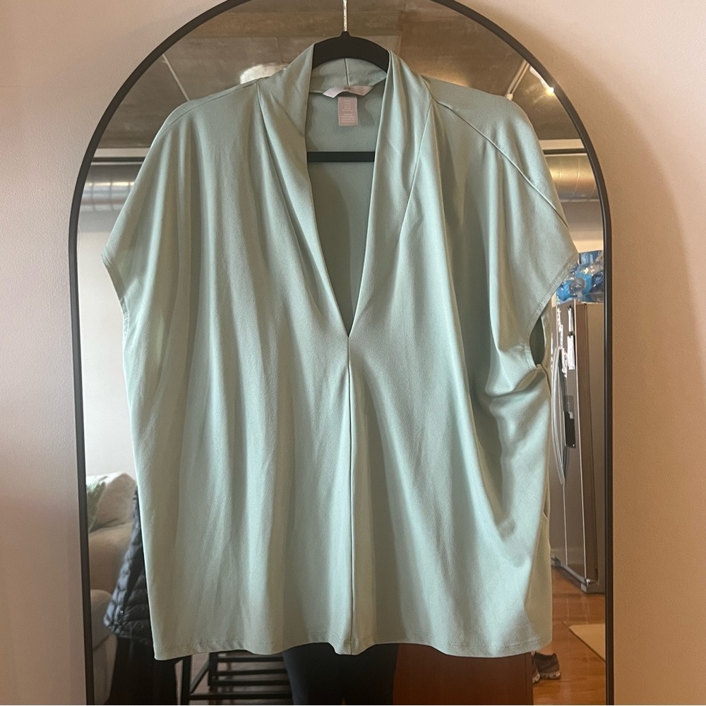 H&M Cap Sleeve V-Neck Top